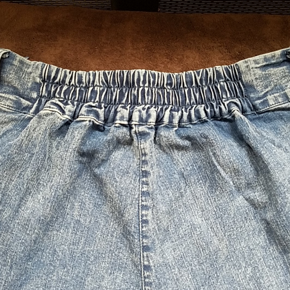 **HP** Ruffled Boho Wide Leg Jeans - Picture 8 of 11